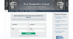 Desktop Screenshot of nharrests.org
